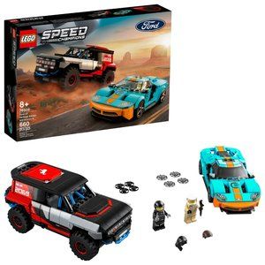 Speed Champions Ford GT Heritage Edition and Bronco R 76905 Building Toy (660 Pi